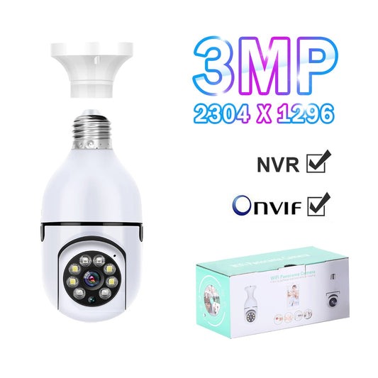 CAMARA AMPOLLETA IP WIFI 360°