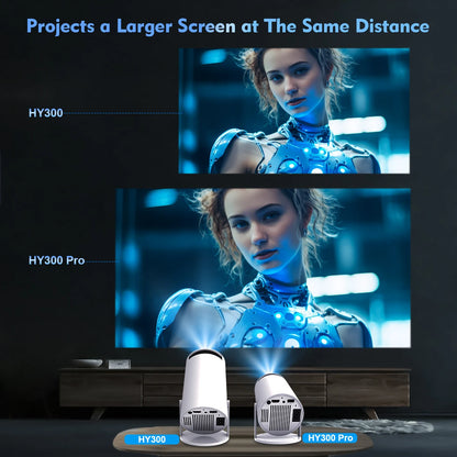 Proyector portátil para cine al aire libre, dispositivo con Android 11, 4K, 1280x720P, Wifi Dual,180 °, flexible, BT5.0