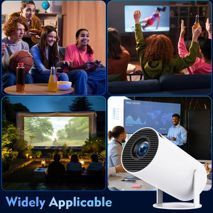 Proyector portátil para cine al aire libre, dispositivo con Android 11, 4K, 1280x720P, Wifi Dual,180 °, flexible, BT5.0